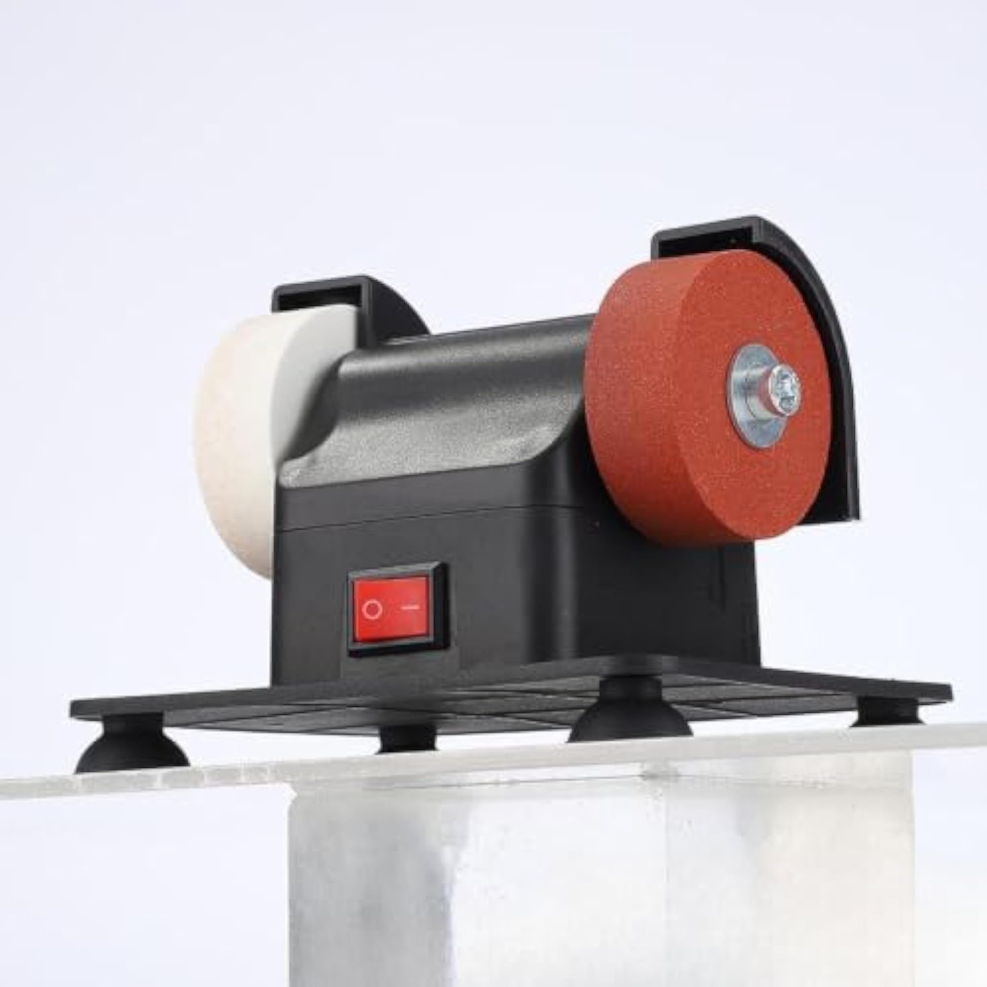 Small Bench Polisher Sturdy for Metal Household Edge Polishing